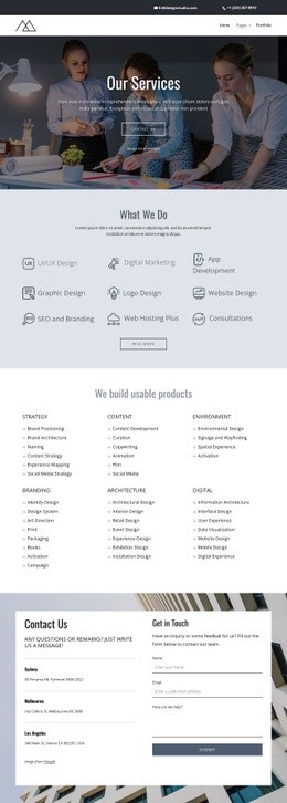 Služby Kreativního Designového Studia - HTML Template Builder