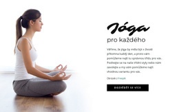 Bezplatná Online Šablona Pro Vedená Jógová Meditace