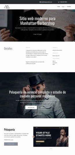 Diseño Moderno Para Barbería.