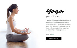 Meditación De Yoga Guiada - Plantilla De Sitio