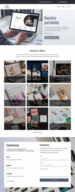 Trabajos de estudio creativo Plantillas Joomla