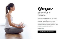 Maquette De Site Web Exclusive Pour Méditation Yoga Guidée
