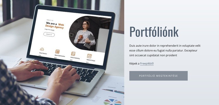 Tervezési munkáink HTML Sablon