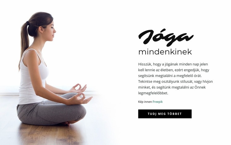 Vezetett jóga meditáció Sablon