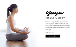 Guided Yoga Meditation - Modern Joomla Template