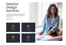 A Team Of Interior Architects One Page Template