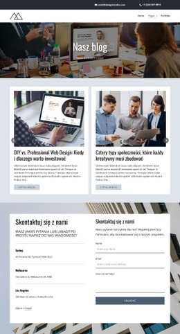 Posty Na Blogu Studia Cyfrowego - Free HTML Website Builder