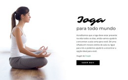 Construtor De Sites Incrível Para Meditação De Ioga Guiada