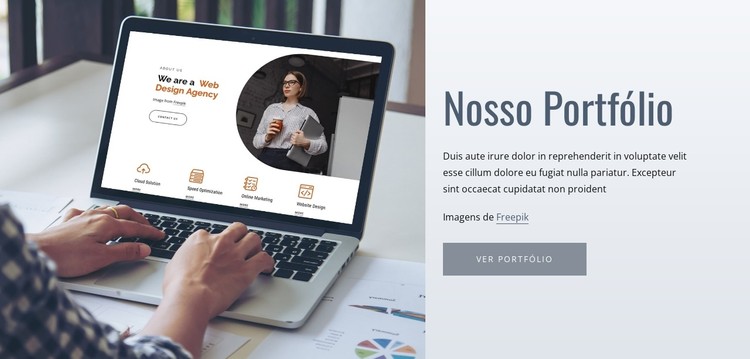 Nosso design funciona Template CSS