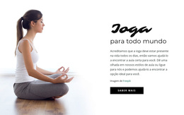 Meditação De Ioga Guiada Modelo Html