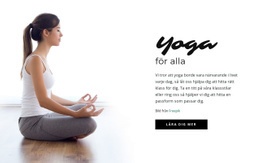 Guidad Yogameditation - Modern Webbplatsdesign