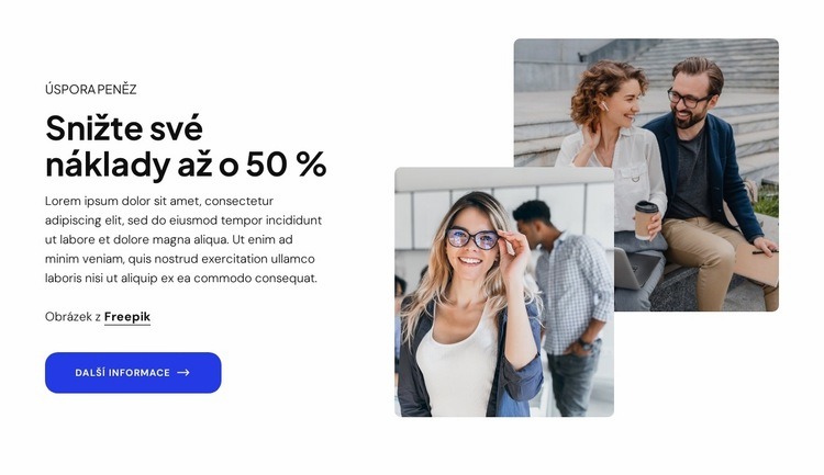 Pomáháme startupům růst Šablona