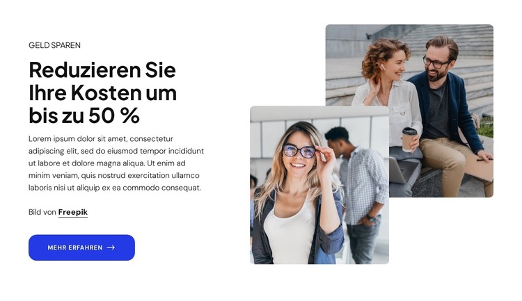 Wir helfen Startups zu wachsen HTML-Vorlage