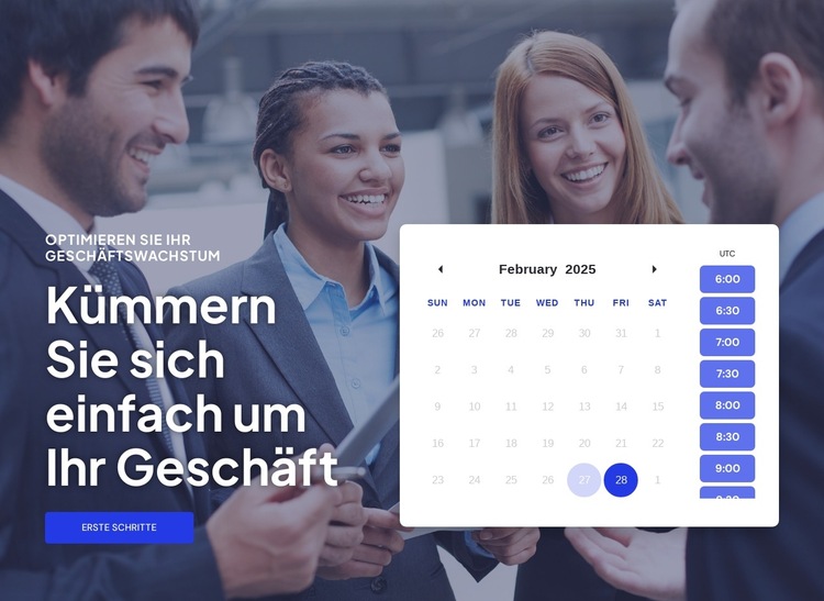 Anlageberatung Website-Vorlage
