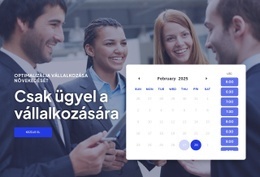 Befektetési Tanácsadás HTML CSS Webhelysablon