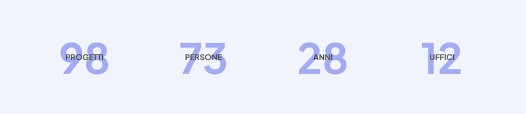 I nostri successi professionali Modello CSS