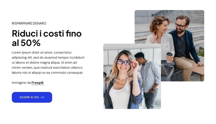 Aiutiamo le startup a crescere Modello HTML5
