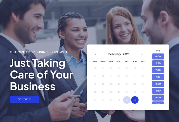 Investment consultancy One Page Template