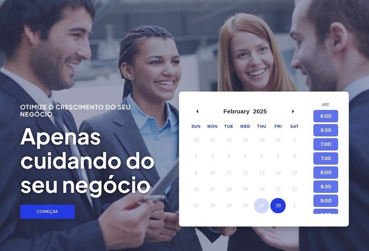 Consultoria de investimentos Design do site