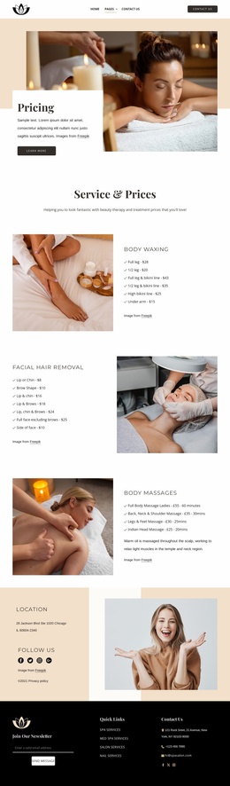 Service Website Templates | Nicepage