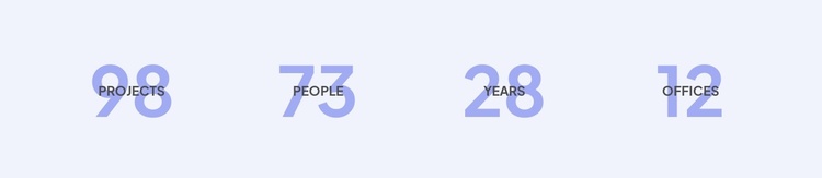 Our professional achievements Website Template