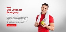 Kundenspezifische Trainingsgeräte – Moderne HTML5-Vorlage