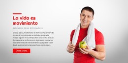 Máquinas De Ejercicio Personalizadas: Plantilla HTML5 Moderna