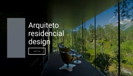 Maquete De Site Premium Para Arquiteto Ecológico