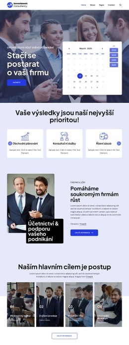 Bezplatné Stažení Šablony Html Pro Skupina Investičního Poradenství