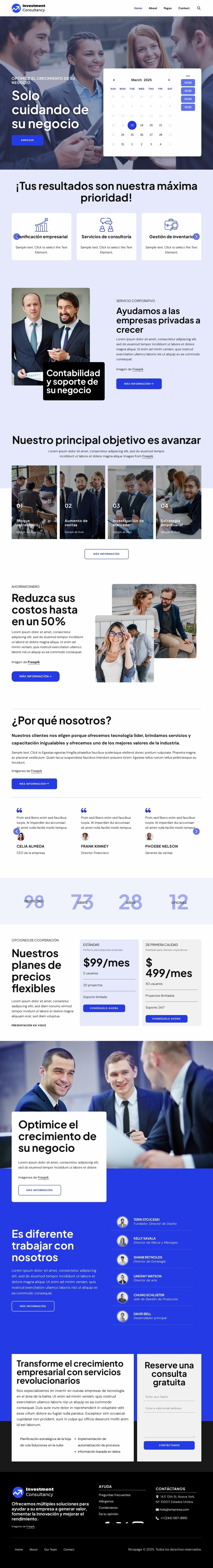 Grupo de consultoría de inversiones Plantilla Joomla