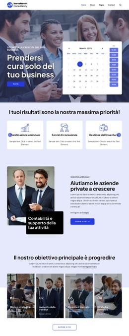 Consulenza Sugli Investimenti - Costruttore Di Siti Web