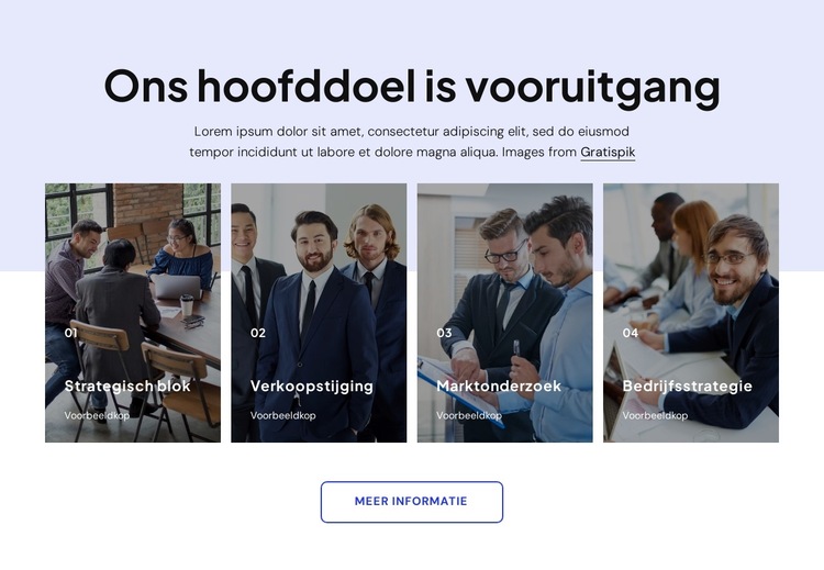 Zorg voor uw toekomst Website sjabloon