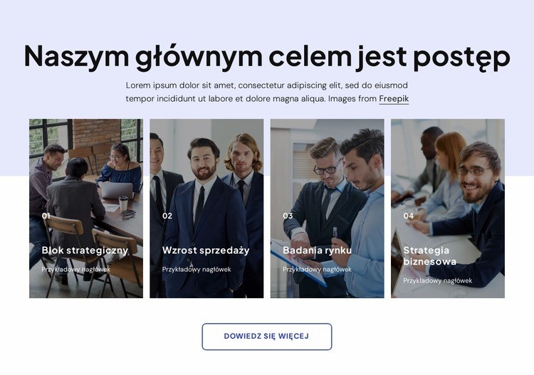 Zabezpiecz swoją przyszłość Projekt strony internetowej