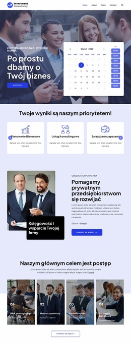 Doradztwo Inwestycyjne - Nowoczesny Szablon Joomla