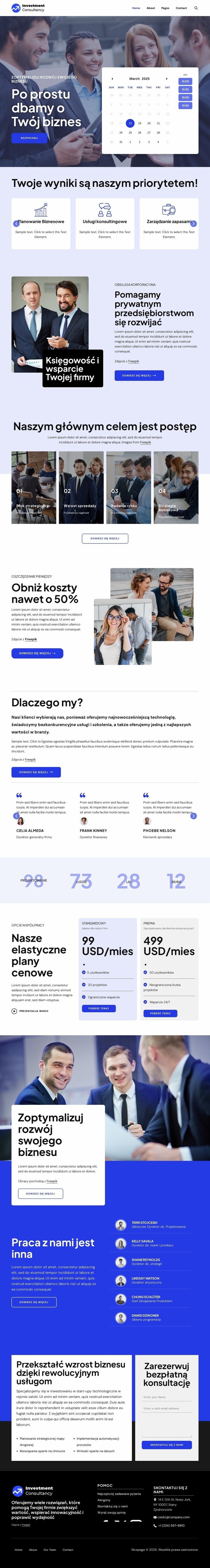 Grupa doradztwa inwestycyjnego Szablon