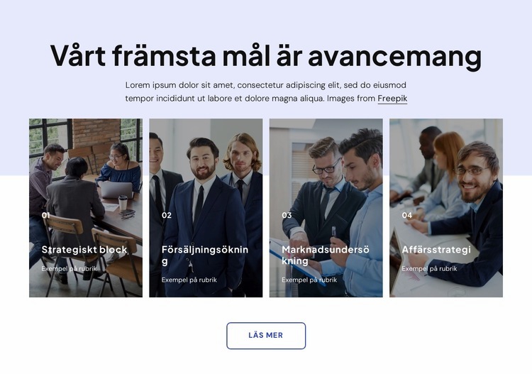 Säkra din framtid Mall