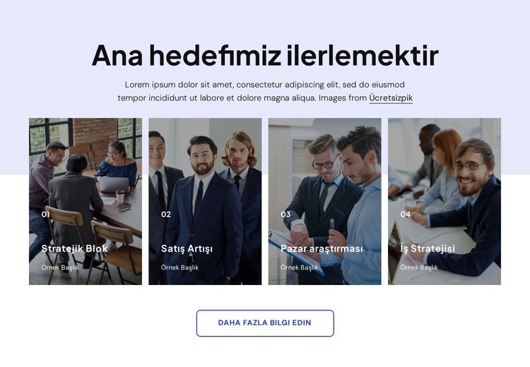 Geleceğinizi güvence altına alın Web Sitesi Şablonu