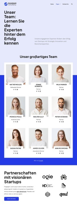 Anlageberatungsteam Vorlagen