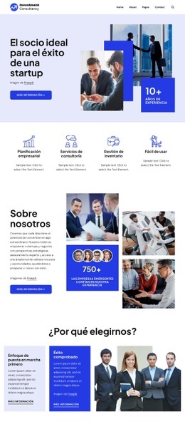 Socio para el éxito de las startups Plantillas