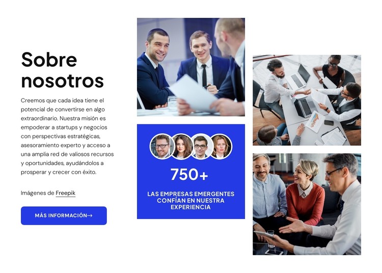 Estrategias probadas para el éxito de las startups Plantilla HTML