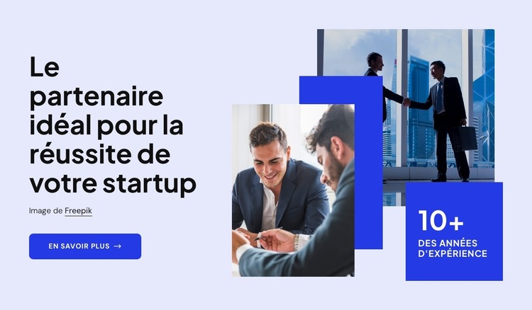 Conseil aux startups Modèle HTML