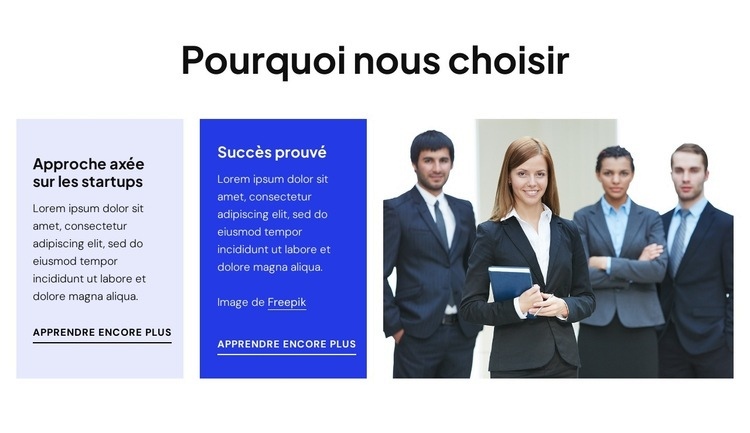 Votre partenaire financier de confiance Modèle d'une page