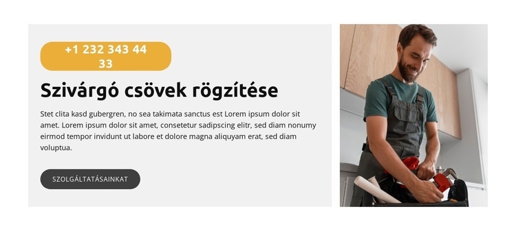 Konyhai mosogató javítás Weboldal tervezés