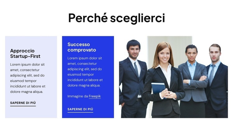 Il tuo partner finanziario di fiducia Modello