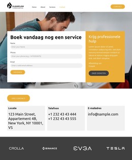 Rioolreiniging En Ontstopping - HTML-Websitesjabloon