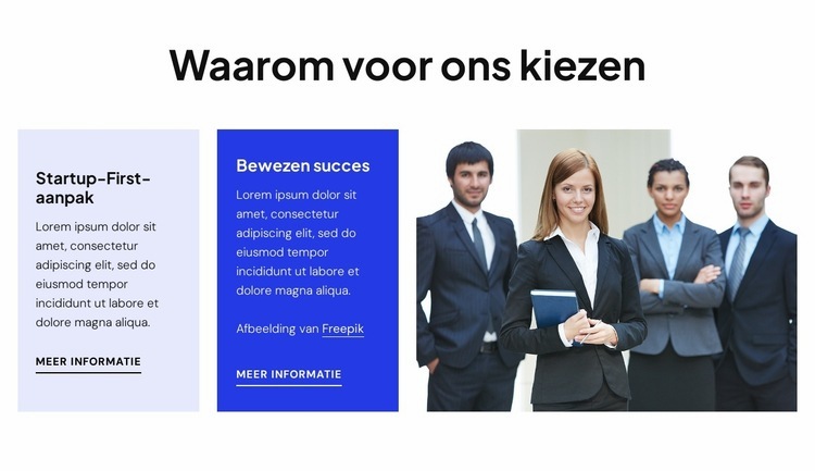 Uw vertrouwde financiële partner Website ontwerp