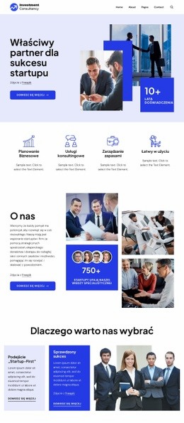 Partner dla sukcesu startupu Szablony