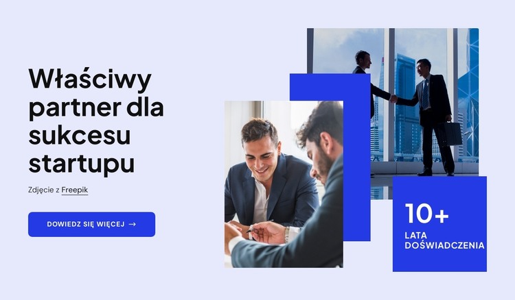 Doradztwo dla startupów Szablon HTML