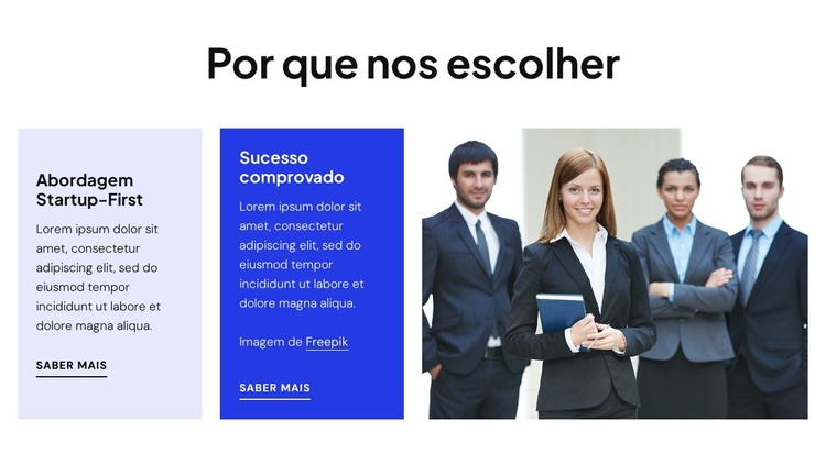 Seu parceiro financeiro de confiança Modelo HTML