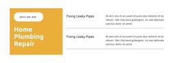 Fixing Leaky Pipes